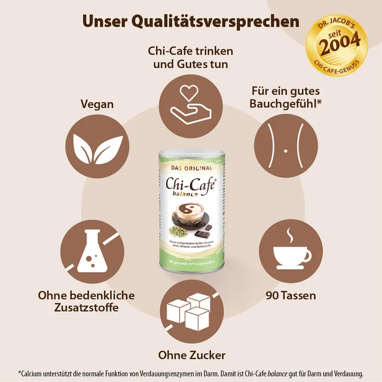 shopapotheke Chi-Cafe balance Wellness Kaffee mit Akazienfaser Guarana Reishi-Pilz Ginseng Sonderangebot