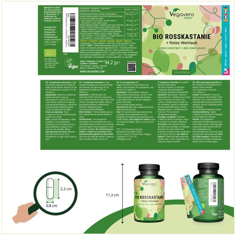 shopapotheke VEGAVERO Rosskastanie Plus BIO Online Shopping