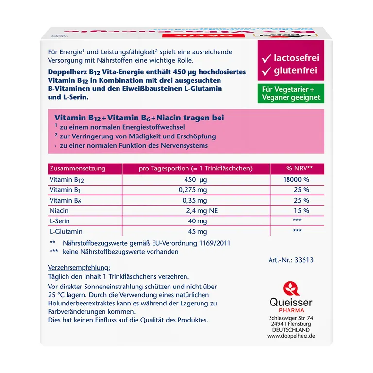 shopapotheke Doppelherz® aktiv B12 Vita-Energie Exklusivangebot