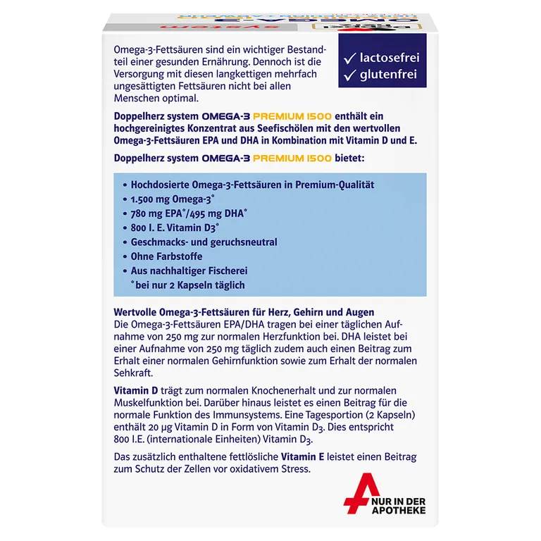 shopapotheke Doppelherz® system Omega-3 Premium 1500 Valentinstagsangebot