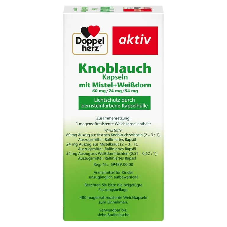 shopapotheke Doppelherz® aktiv Knoblauchkapseln mit Mistel + Weißdorn Saisonale Angebote