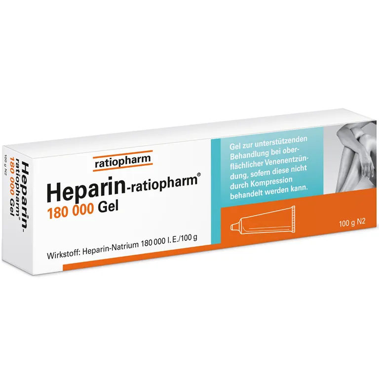 shopapotheke Heparin-ratiopharm® 180 000 I.E.Gel Kostenlose Rückgabe