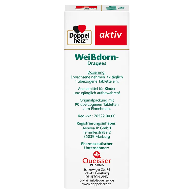shopapotheke Doppelherz® aktiv Weißdorn-Dragees Nur noch ein Tag übrig