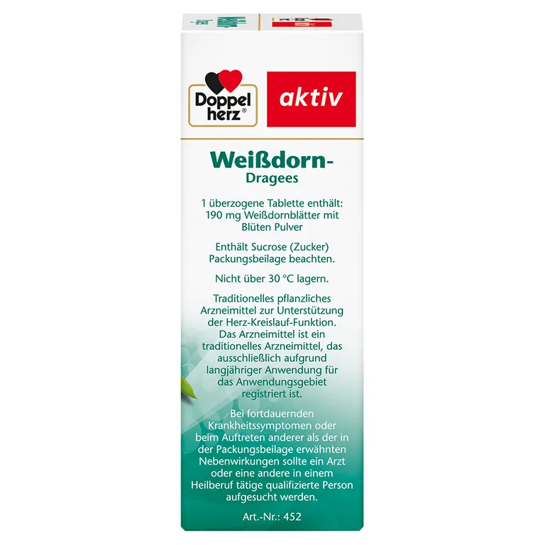 shopapotheke Doppelherz® aktiv Weißdorn-Dragees Nur noch ein Tag übrig