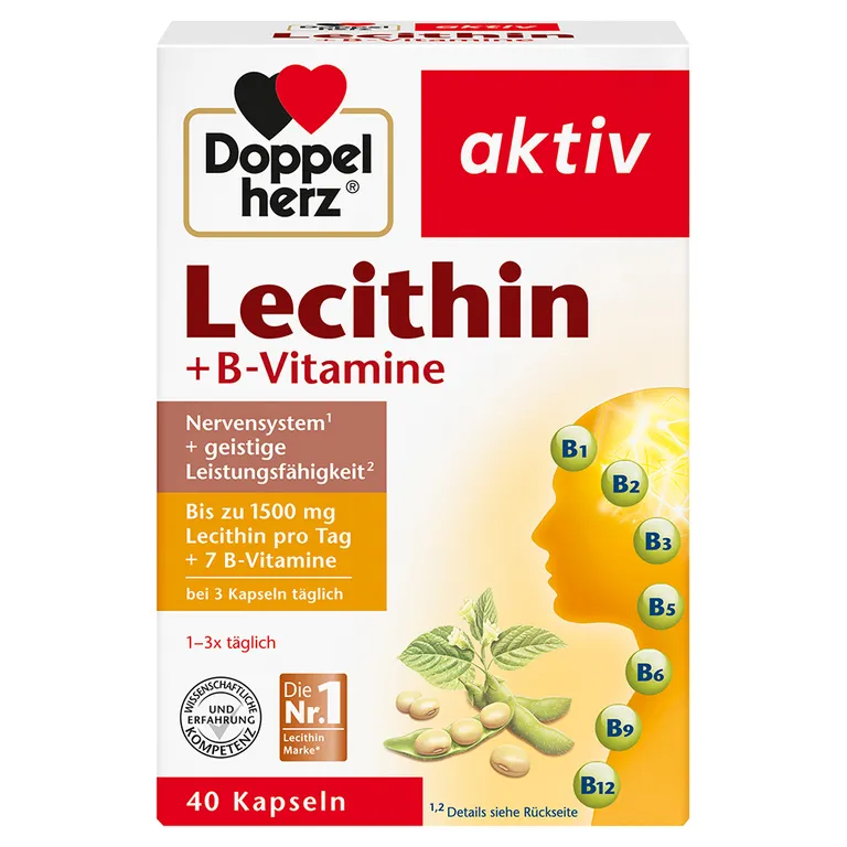 shopapotheke Doppelherz® aktiv Lecithin + B-Vitamine Kapseln Speichern exportieren