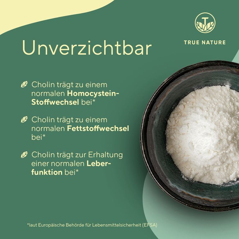 shopapotheke TRUE NATURE® Cholin Kapseln - Vegan & Made in Germany Fabrikverkauf