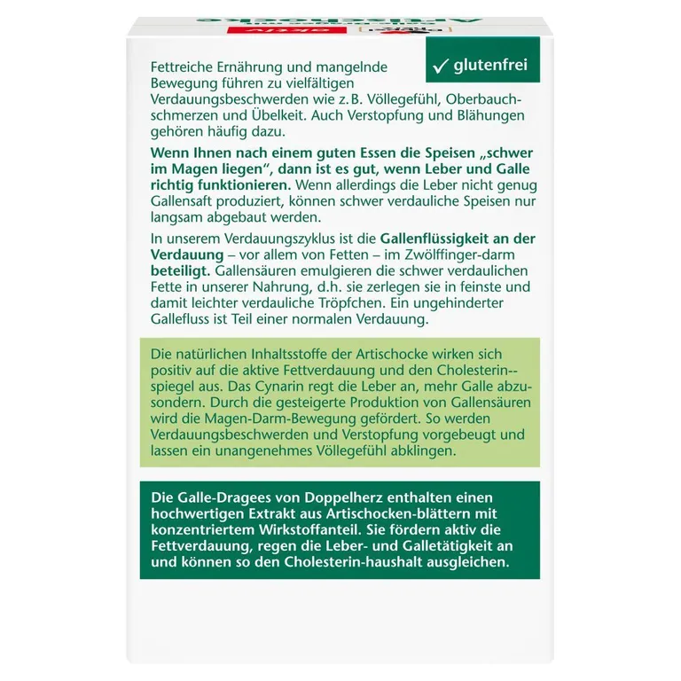 shopapotheke Doppelherz® Galle-Dragee mit Artischocke Letzter Tag