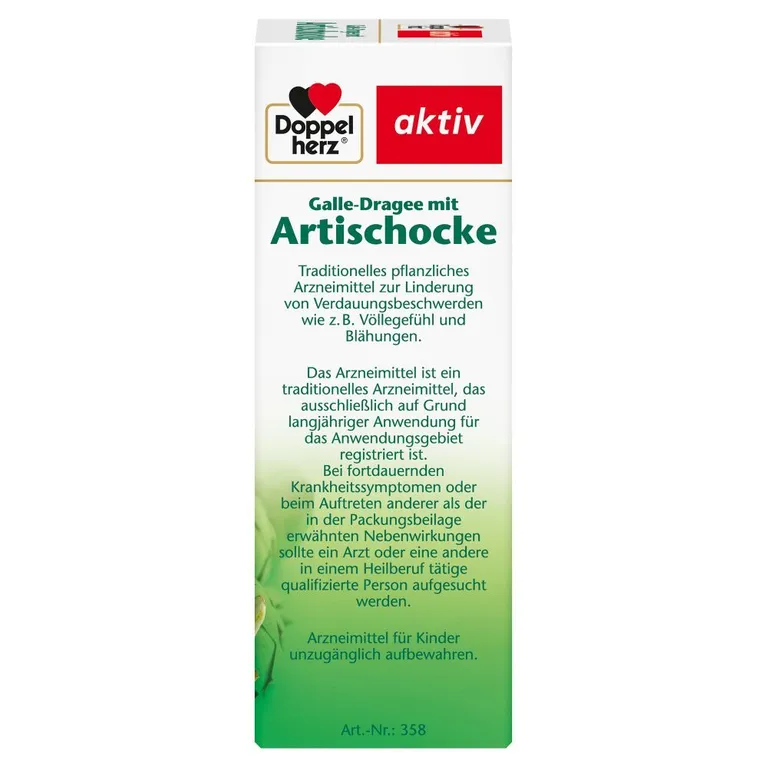shopapotheke Doppelherz® Galle-Dragee mit Artischocke Letzter Tag