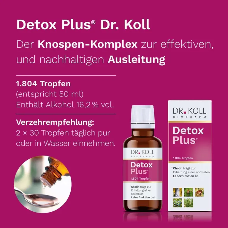 shopapotheke DR. KOLL Detox Plus* Im Verkauf