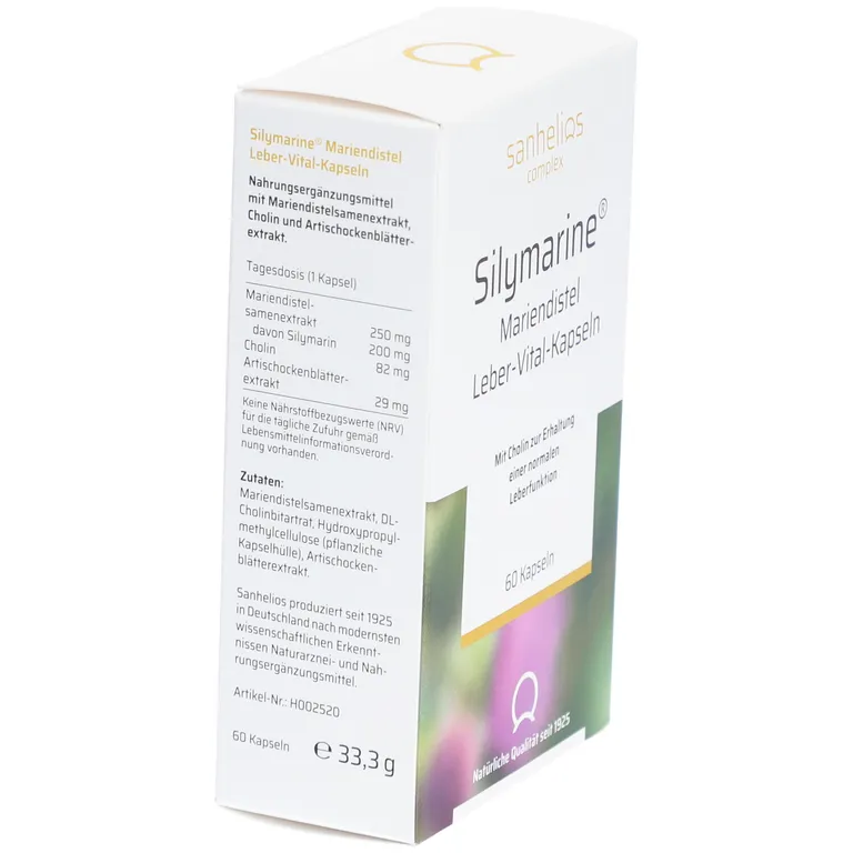 shopapotheke sanhelios® Silymarine® Leberschutz zollfrei