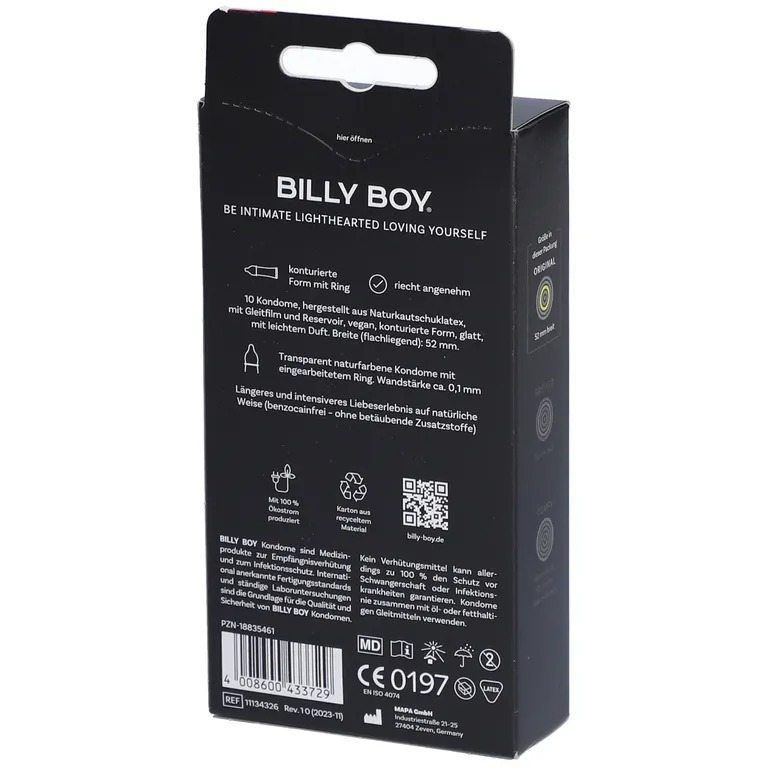 shopapotheke BILLY BOY® Kondome LÄNGER LIEBEN Fabrikpreis