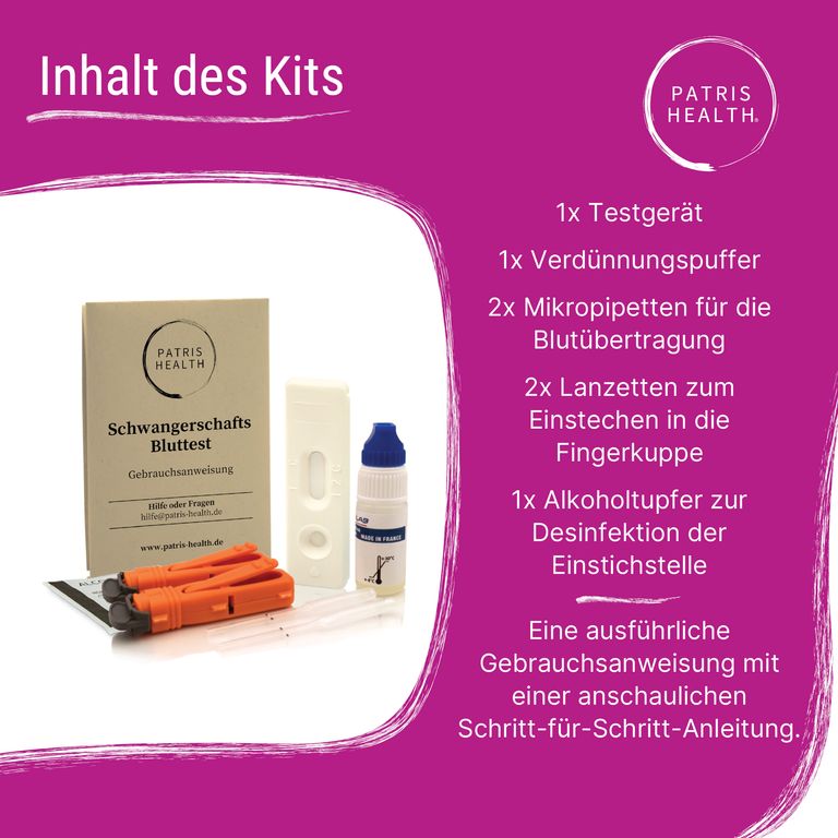 shopapotheke Patris Health® Schwangerschafts-Bluttest Sonderangebot