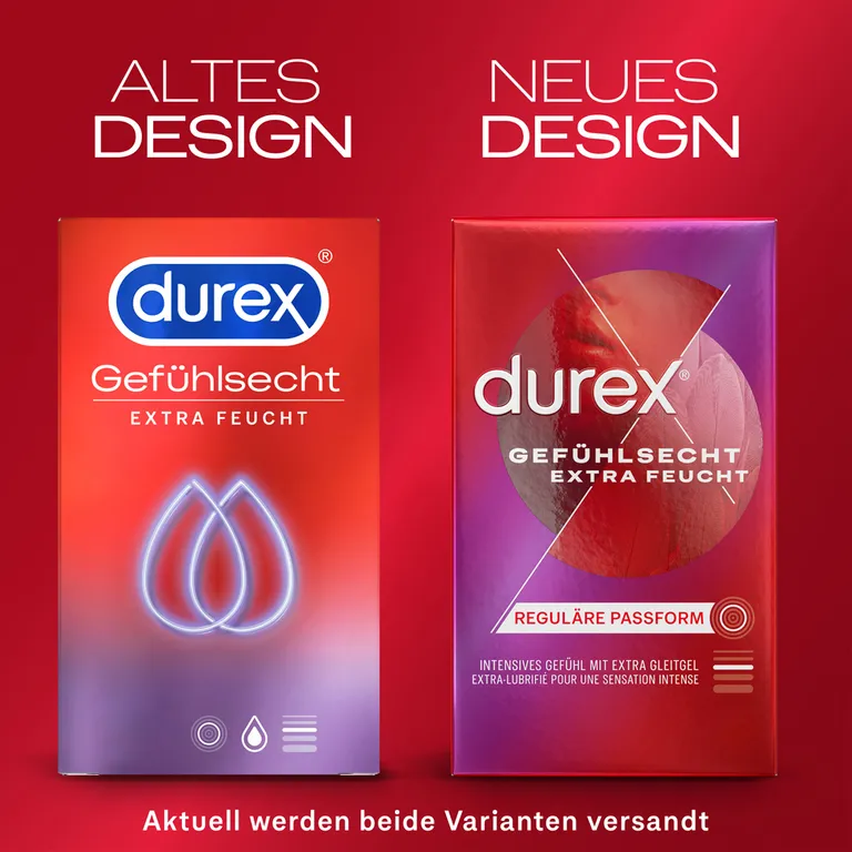 shopapotheke durex® Gefühlsecht Extra Feucht Kondome Versandkostenfrei