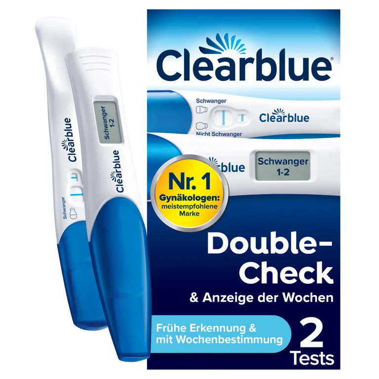 shopapotheke Clearblue Schwangerschaftstest Frühe Erkennung und mit Wochenbestimmung - Kombipack