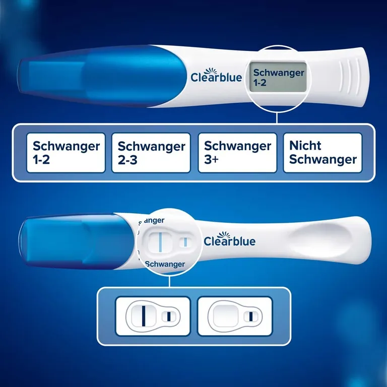 shopapotheke Clearblue Schwangerschaftstest Frühe Erkennung und mit Wochenbestimmung - Kombipack Online Shopping