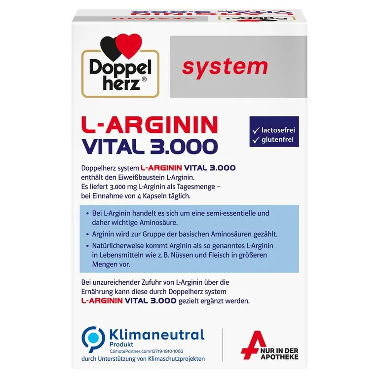 shopapotheke Doppelherz® system L-ARGININ VITAL 3.000 Cyber Monday
