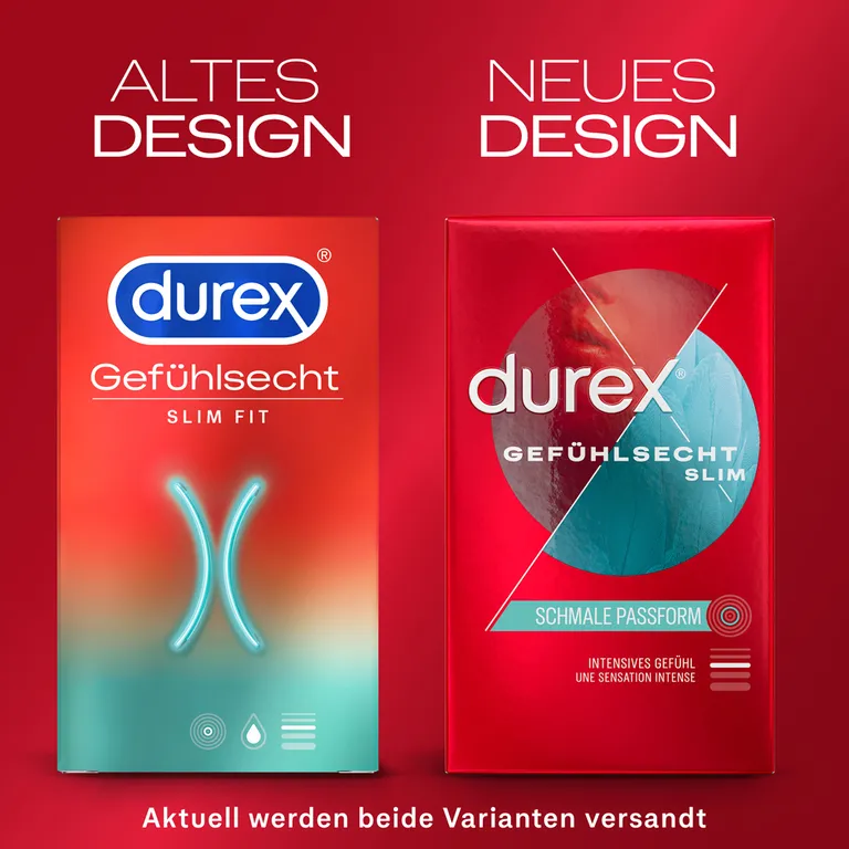 shopapotheke durex® Gefühlsecht Slim Kondome Super Sparpreis