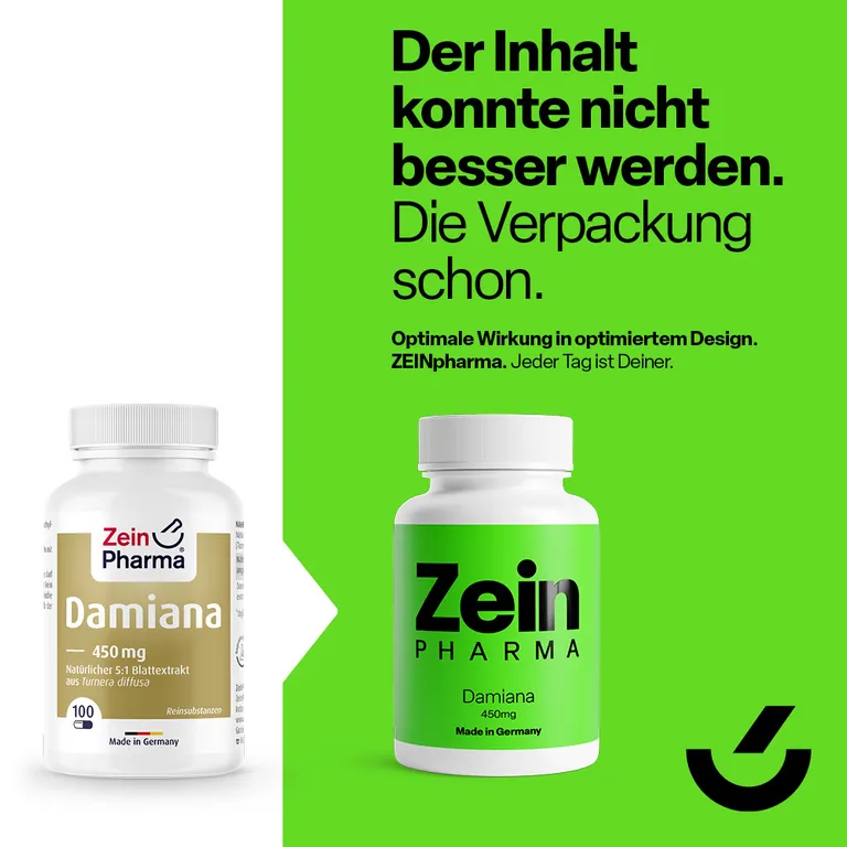 shopapotheke ZeinPharma® Damiana Kapseln 450 mg Blattextrakt Letzter Tag