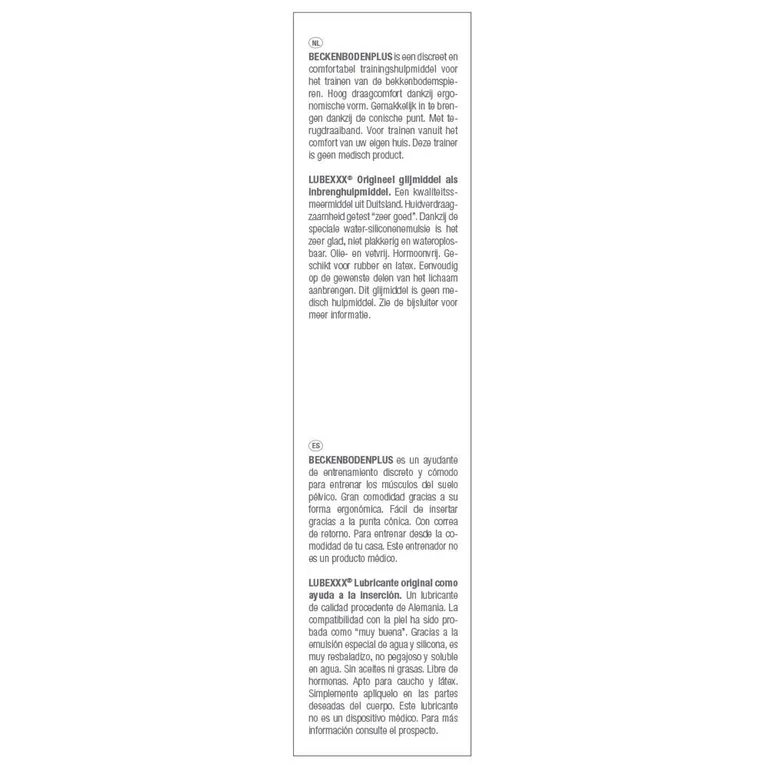shopapotheke LUBEXXX® BeckenBodenPlus Trainingshilfe-Set Fabrikladen