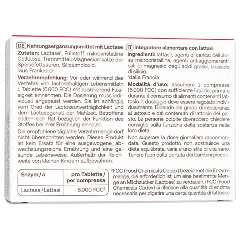 shopapotheke Redcare Lactase 6000 Auslauf