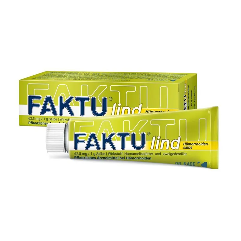 shopapotheke FAKTU Lind Hämorrhoidensalbe - bei Jucken Nässen Brennen Entzündungen kleinen Blutungen 50 g (mit Applikator) im Angebot