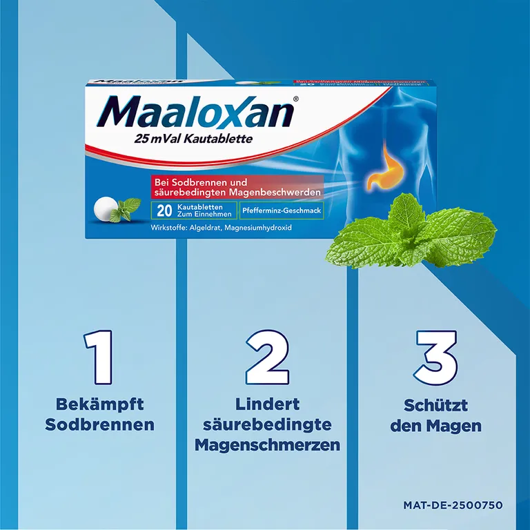 shopapotheke MAALOXAN® Kautabletten bei Sodbrennen mit Magenschmerzen Wochenangebot