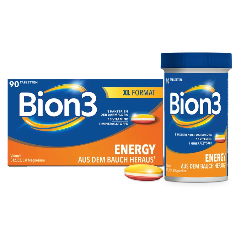 shopapotheke Bion3 Energy Multivitamin zur Darm-² & Energieunterstützung¹