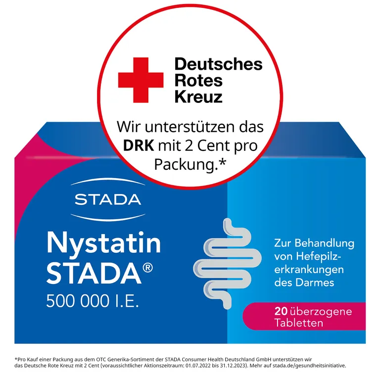 shopapotheke Nystatin STADA® 500.000 I.E. überzogene Tabletten bei Pilzerkrankungen Bis zu 50% Rabatt