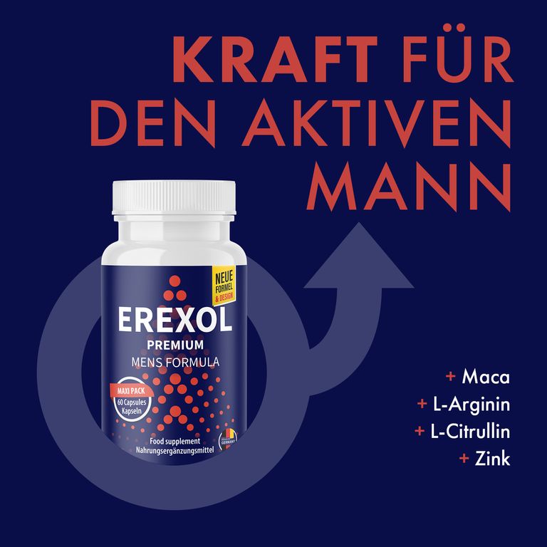 shopapotheke Erexol Kapseln - Im großen Maxi-Pack Kostenlose Rückgabe