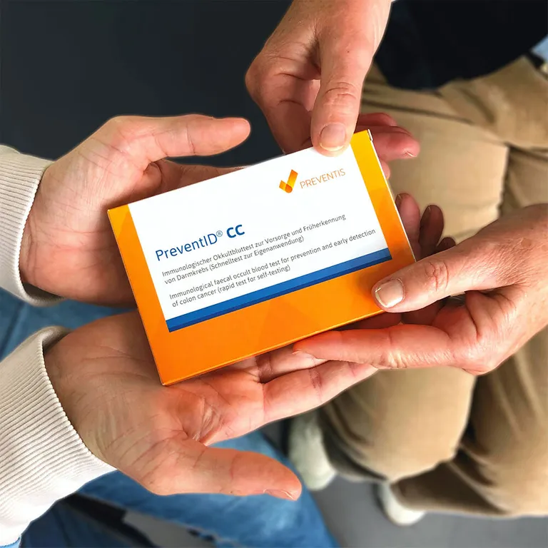 shopapotheke PreventID® CC Darmkrebs Vorsorge Früherkennung Selbsttest 50% Rabatt mit kostenlosem Versand