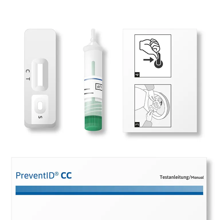 shopapotheke PreventID® CC Darmkrebs Vorsorge Früherkennung Selbsttest 50% Rabatt mit kostenlosem Versand