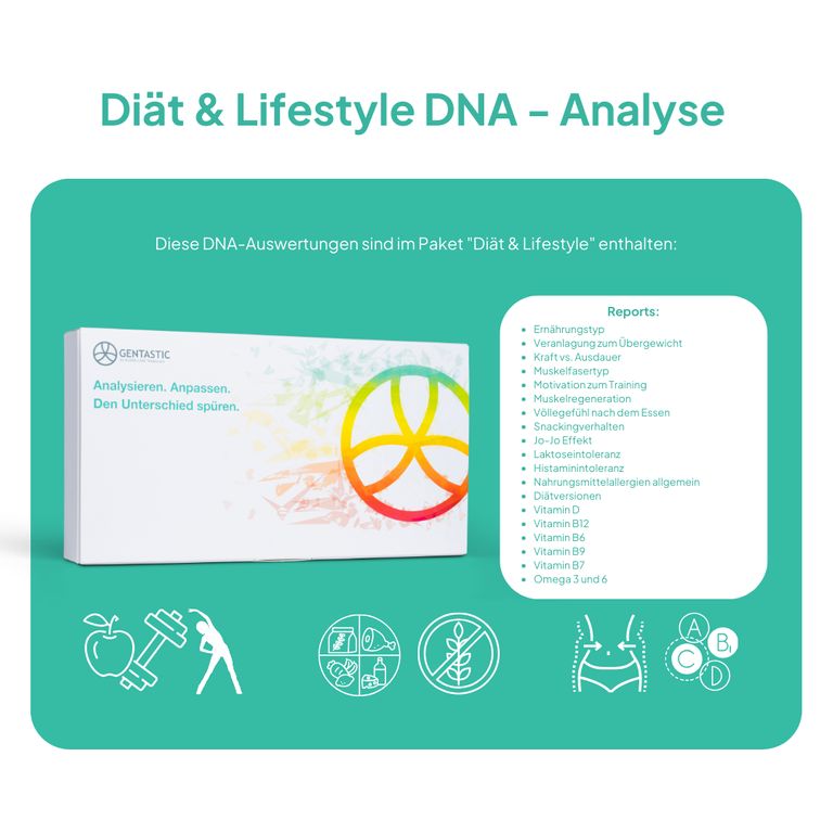 shopapotheke Gentastic Ernährung & Nährstoffe DNA - Analyse Clearance-Verkauf