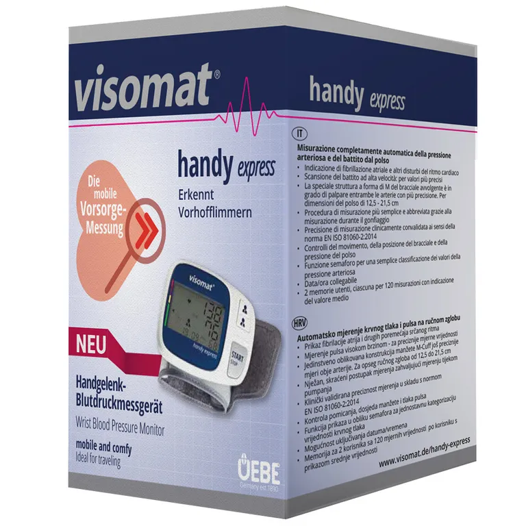 shopapotheke visomat® Handy Express vollautomatisches Blutdruckmessgerät 50% Rabatt für begrenzte Zeit