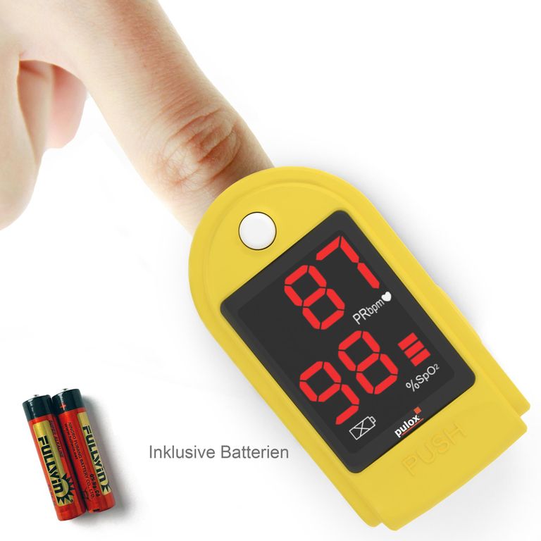 shopapotheke Pulox PO-100 Solo - Finger-Pulsoximeter - Gelb Fabrikverkauf