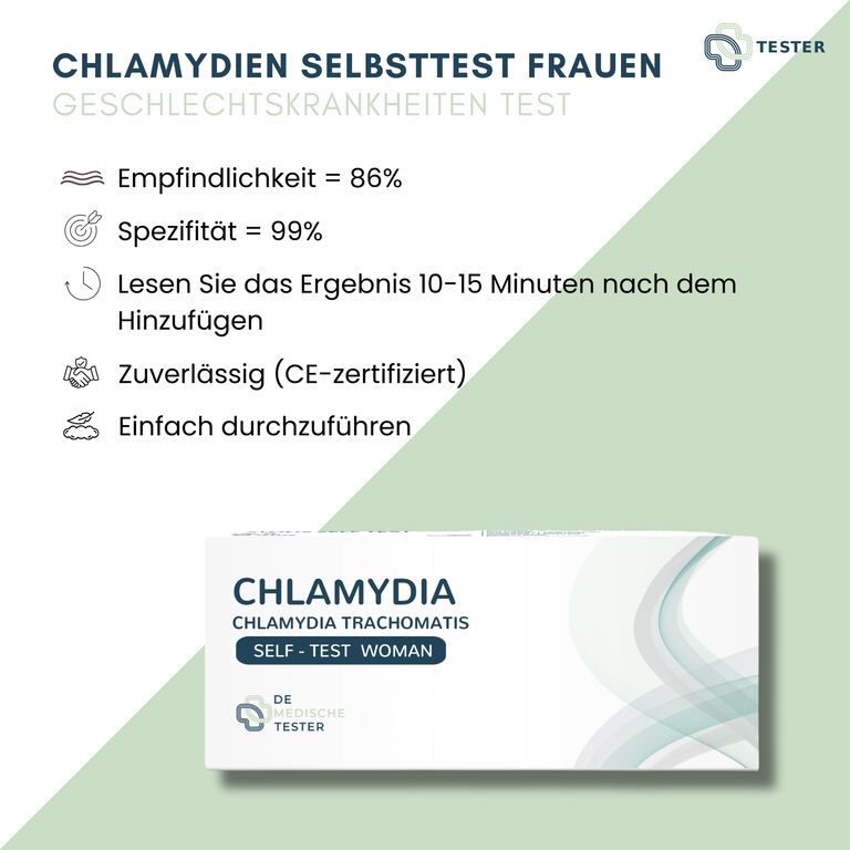 shopapotheke Chlamydien Selbsttest Frauen - Chlamydien-Schnelltest - Seschlechtskrankheiten - The Tester Großer Ausverkauf