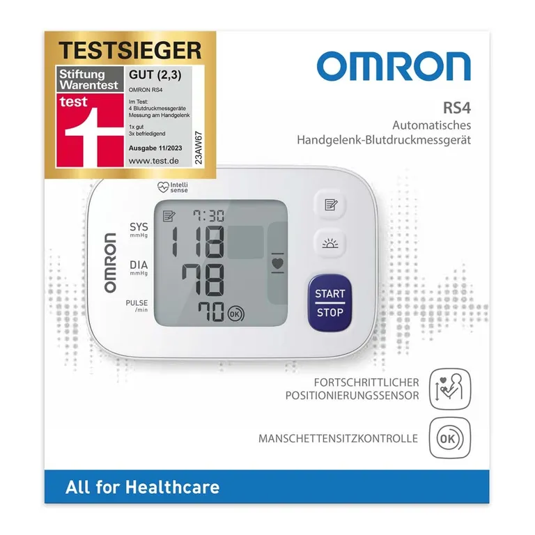 shopapotheke OMRON RS4 Handgelenk-Blutdruckmessgerät Online Shopping