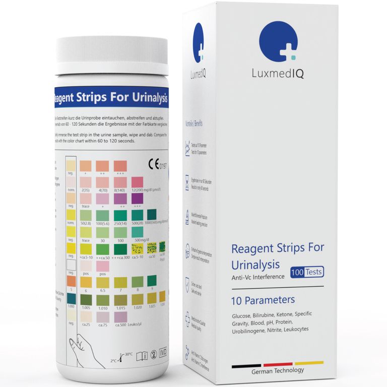 shopapotheke 100x LuxmedIQ Gesundheitstest - Urin Teststreifen für 10 Parameter