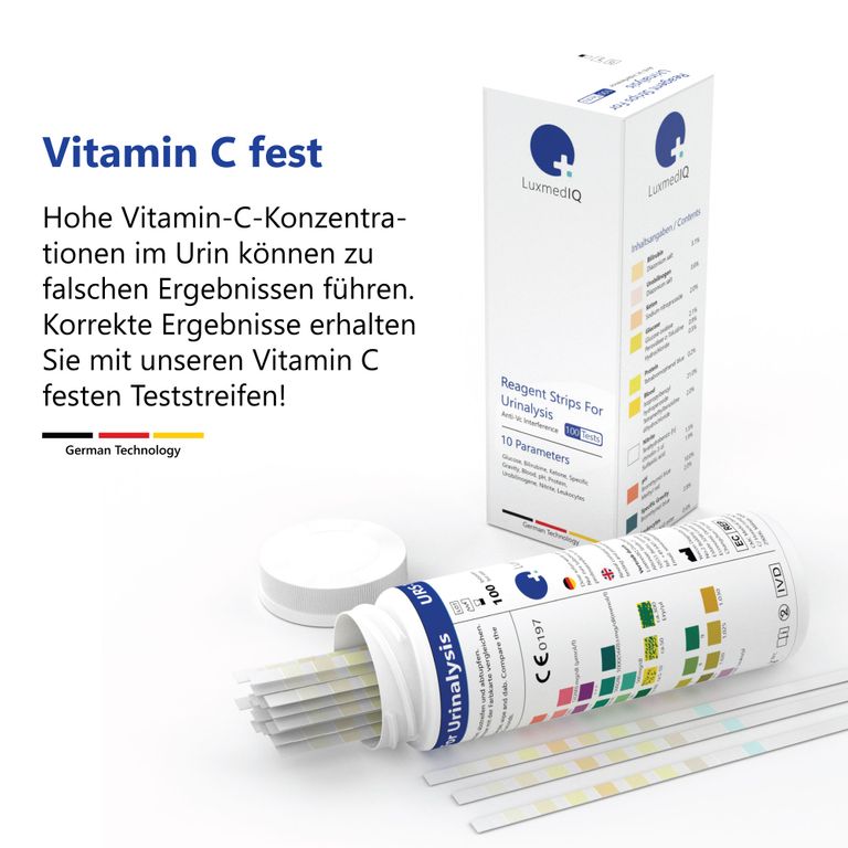 shopapotheke 100x LuxmedIQ Gesundheitstest - Urin Teststreifen für 10 Parameter Preisnachlass