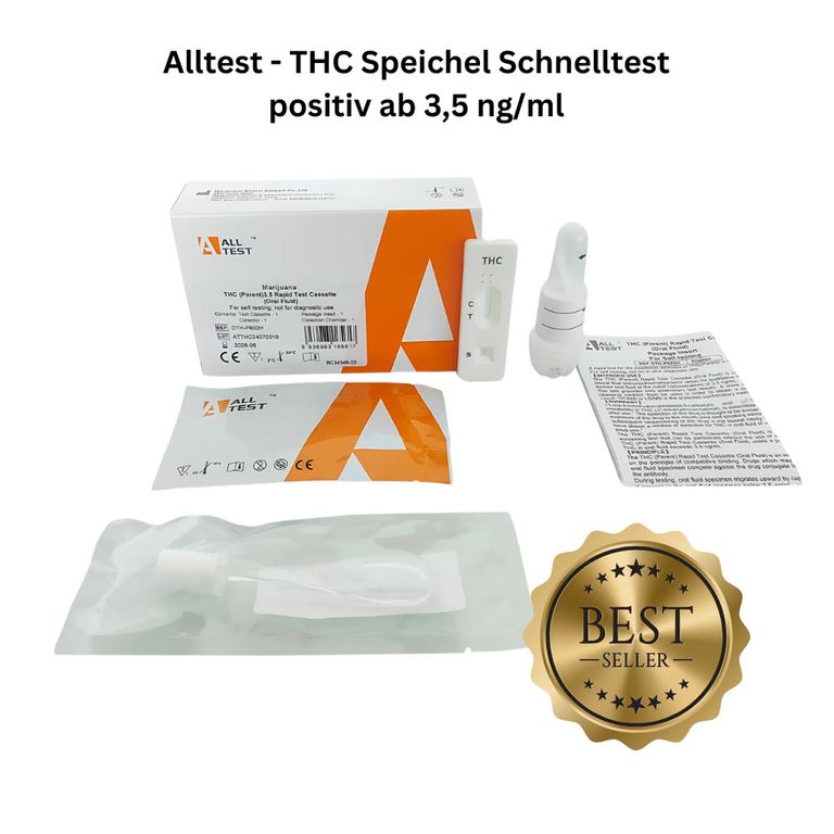 shopapotheke Alltest - THC Speichel Schnelltest positiv ab 3 5 ng/ml Black Friday