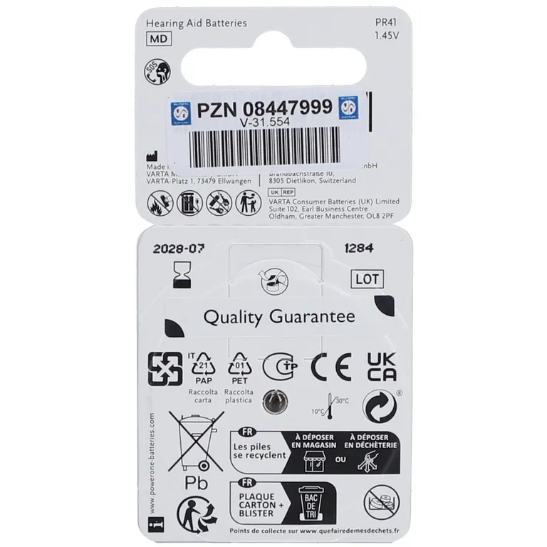 shopapotheke PowerOne 312 Hörgerätebatterien Muttertagsangebot