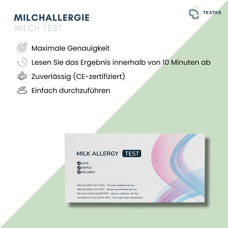 shopapotheke Milchallergie Test - Milch Test - Allergietest für Zuhause - Selbsttest - The Tester Riesige Ersparnisse