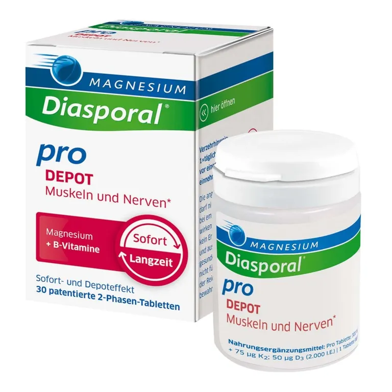 shopapotheke Magnesium-Diasporal® Pro DEPOT Muskeln und Nerven Kostenlose Rückgabe