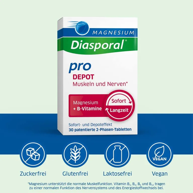 shopapotheke Magnesium-Diasporal® Pro DEPOT Muskeln und Nerven Kostenlose Rückgabe