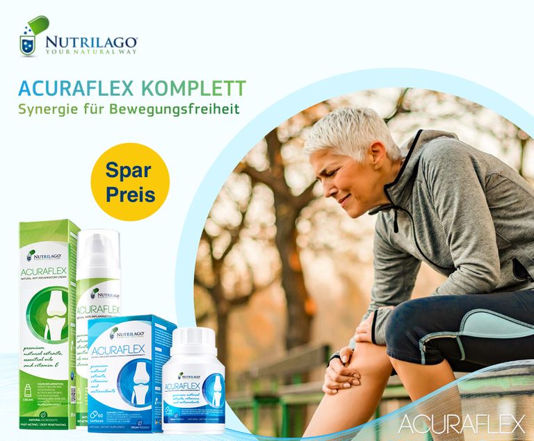 shopapotheke Nutrilago® ACURAFLEX Komplett Zeitbegrenzte Promotion