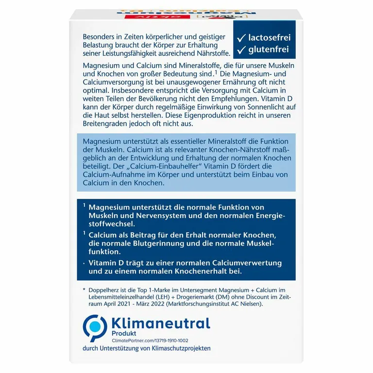 shopapotheke Doppelherz® Magnesium + Calcium + D3 Tabletten Begrenzt auf 3 Tage