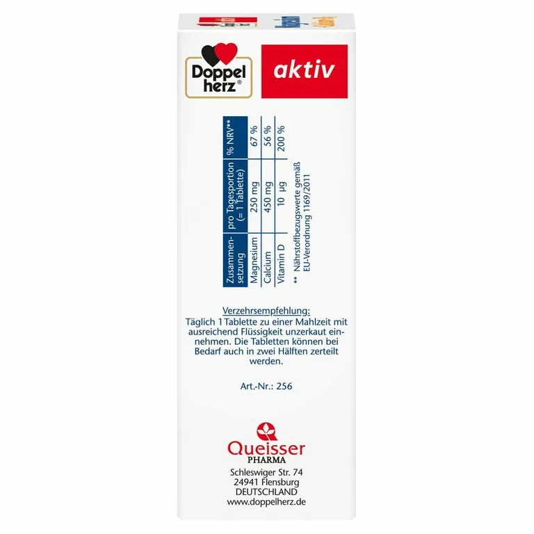 shopapotheke Doppelherz® Magnesium + Calcium + D3 Tabletten Begrenzt auf 3 Tage
