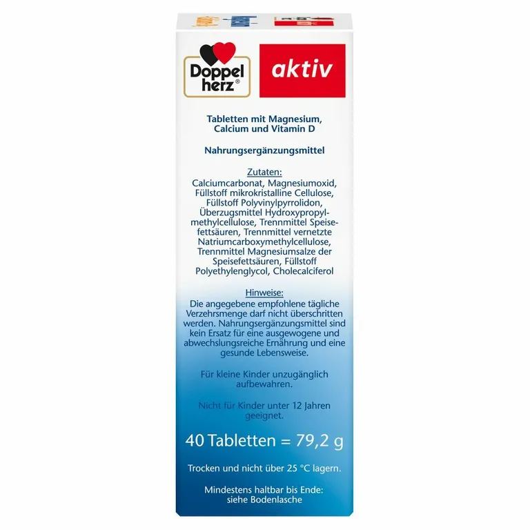 shopapotheke Doppelherz® Magnesium + Calcium + D3 Tabletten Begrenzt auf 3 Tage