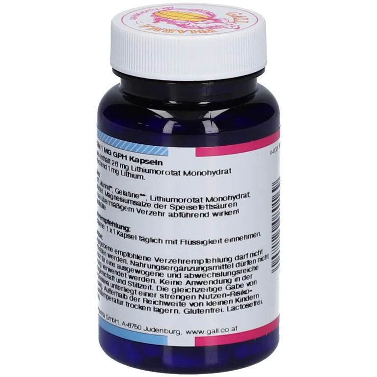 shopapotheke GALL PHARMA Lithium 1 mg GPH Kapseln zollfrei