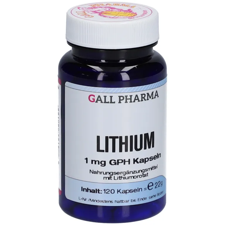 shopapotheke GALL PHARMA Lithium 1 mg GPH Kapseln zollfrei
