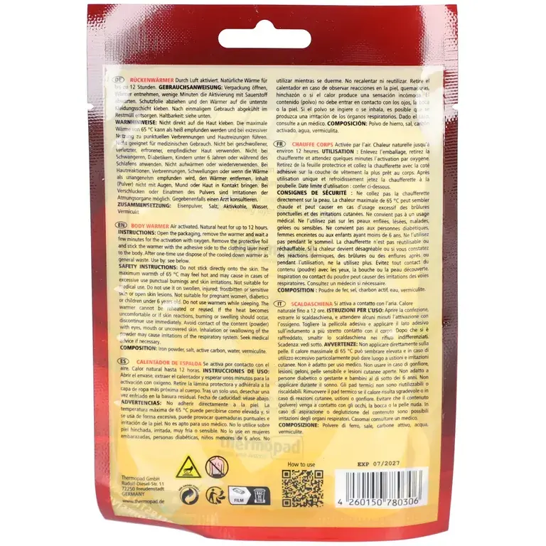 shopapotheke thermopad® Rückenwärmer Exklusivangebot